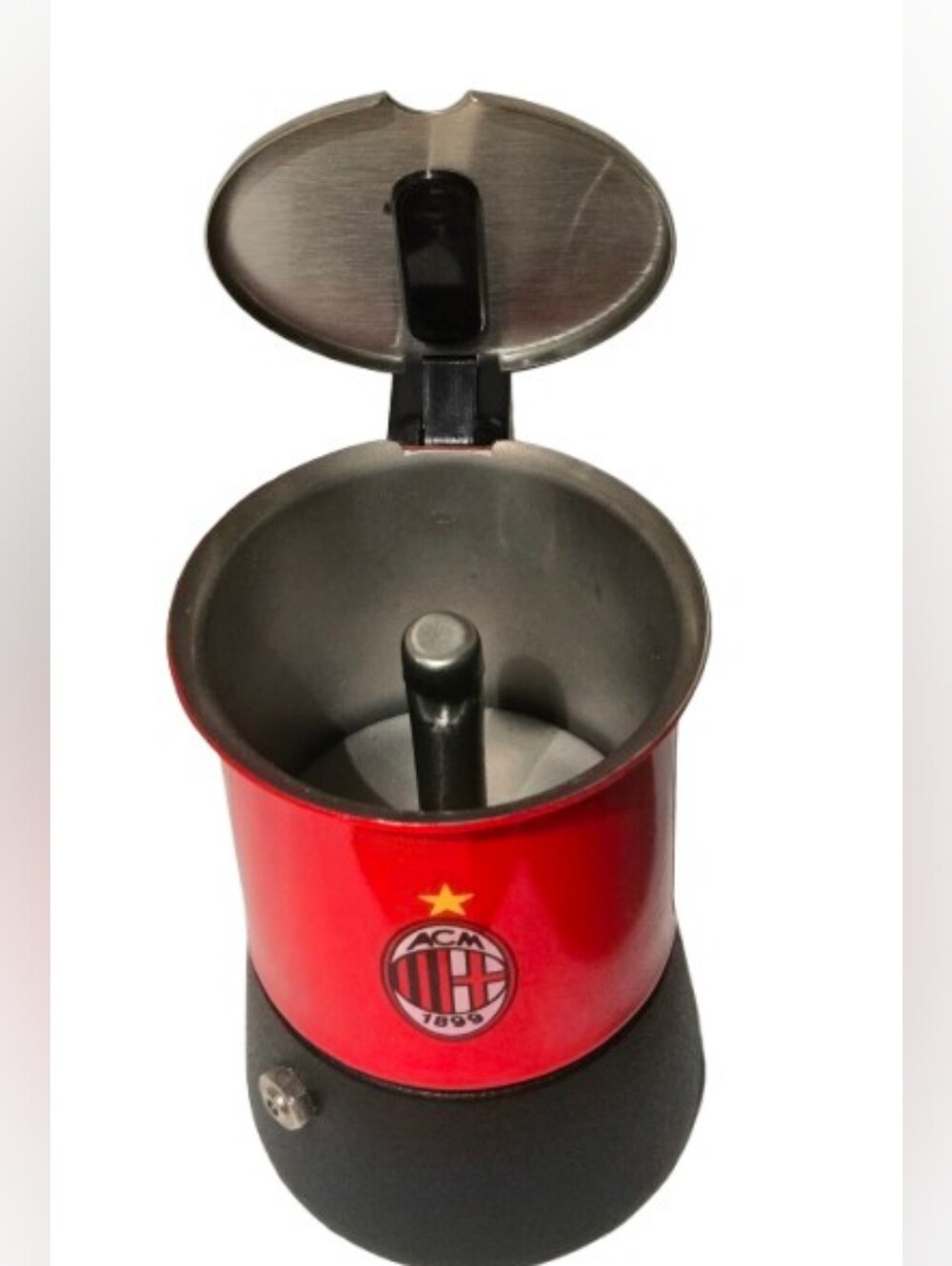 AC Milan Red Espresso Moka Pot Coffee Maker